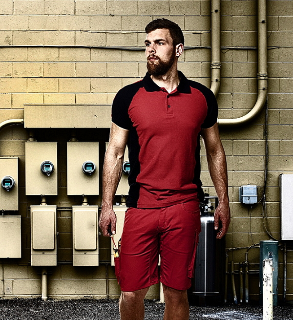 MASCOT® Stuttgart - rød røde arbejdsshorts - MASCOT Stuttgart